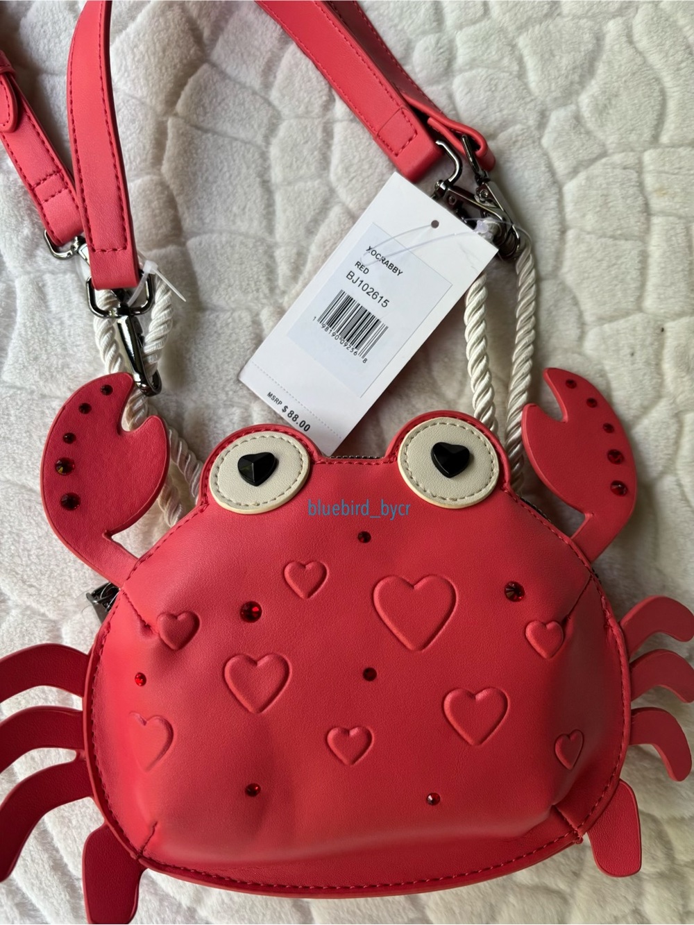 Betsey Johnson XOCRABBY Crab Crossbody Bag - Picture 4 of 8